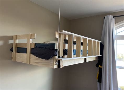 metal brackets for loft bed|attaching metal loft to wall.